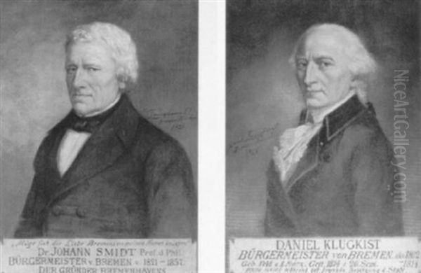 Bildnisse Bremer Burgermeister Und Senatoren Des 16. Bis 20. Jahrhunderts Oil Painting by Carl Langhorst