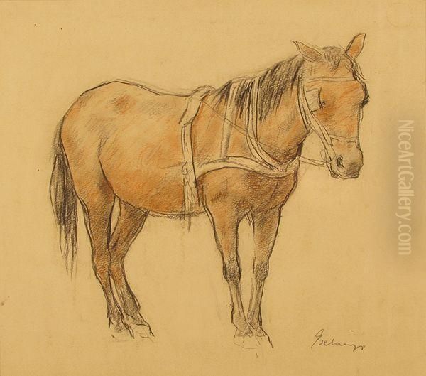 Lo Oil Painting by Viktor Belanyi