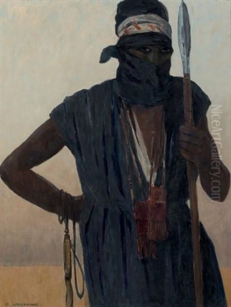 Targui Oil Painting by Fernand Lantoine