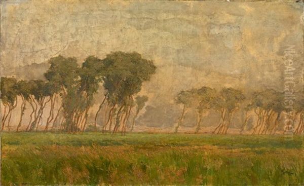 Paysage Aux Grands Arbres Oil Painting by Fernand Lantoine