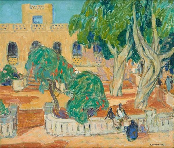 Jardin Au Soudan Oil Painting by Fernand Lantoine