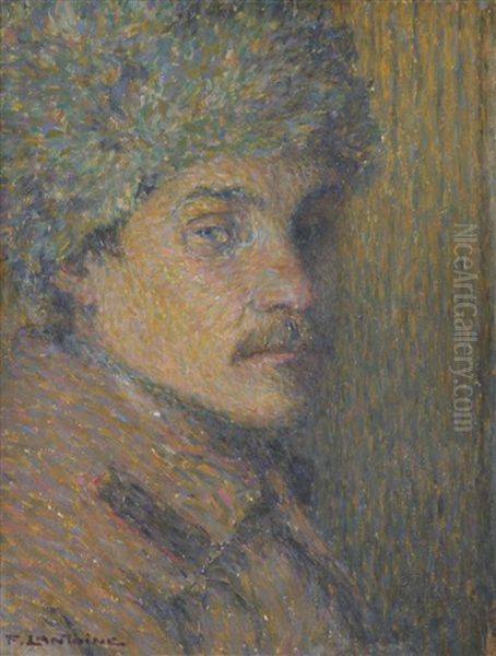 Portrait D'un Tartare Oil Painting by Fernand Lantoine