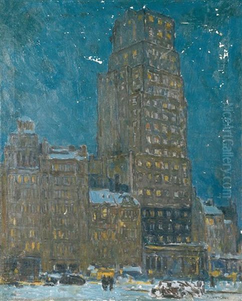 Bruxelles Oil Painting by Fernand Lantoine