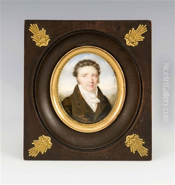 Portrat Eines Herrn Oil Painting by Andre Leon (Mansion) Larue