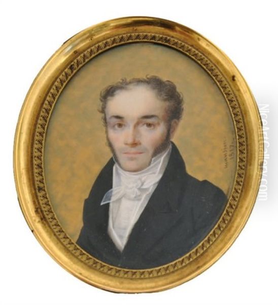 Portrait De Louis Paquet, Fondateur De La Compagnie Maritime Paquet Oil Painting by Andre Leon (Mansion) Larue