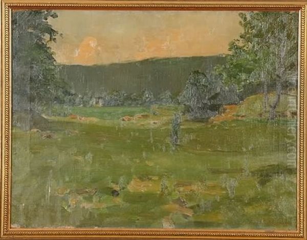 Late Afternoon Oil Painting by William Langson Lathrop