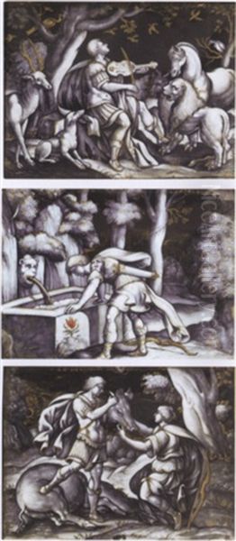 Orpheus Oil Painting by Jacques I Laudin