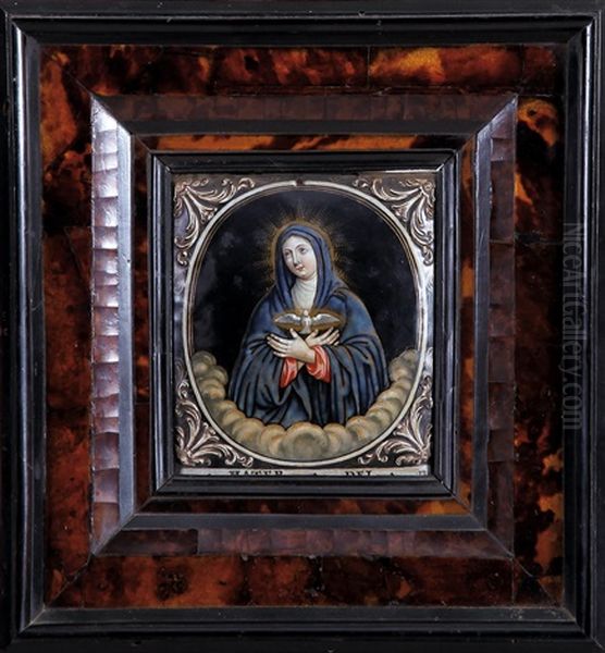 Vergine Oil Painting by Jacques Laudin the Younger