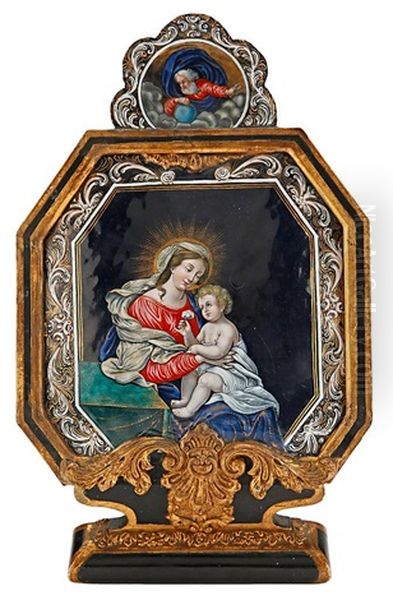 Virgen Con El Nino Oil Painting by Jacques Laudin the Younger