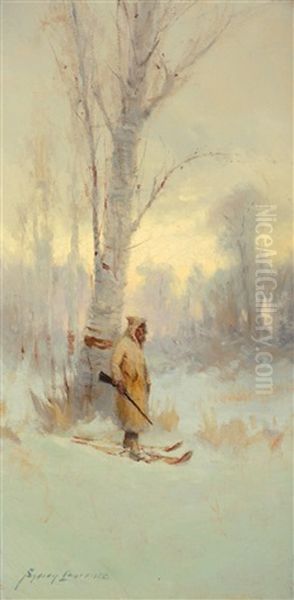 The Trapper Oil Painting by Sydney Mortimer Laurence