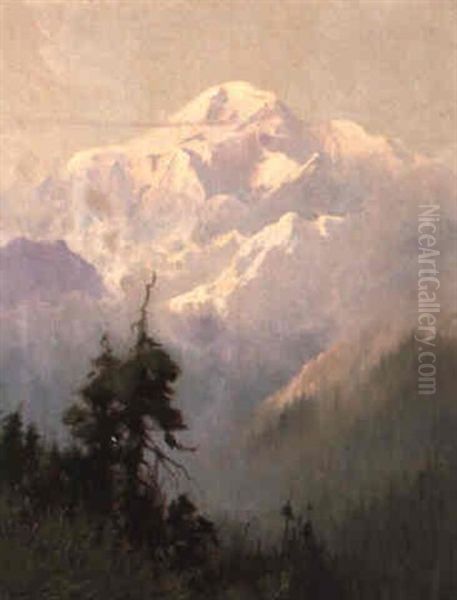 Mt. Mckinley, Summer Oil Painting by Sydney Mortimer Laurence