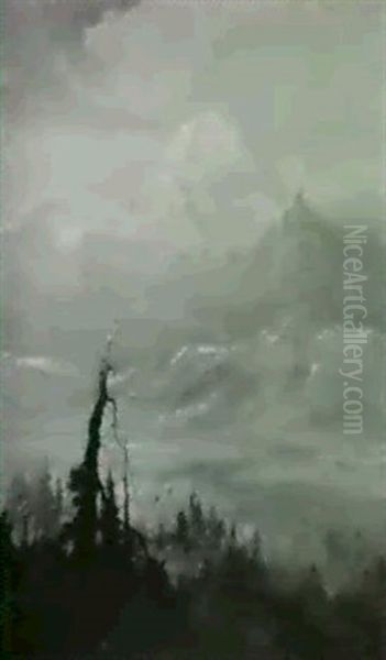 Mt. Mckinley, Alaska Oil Painting by Sydney Mortimer Laurence