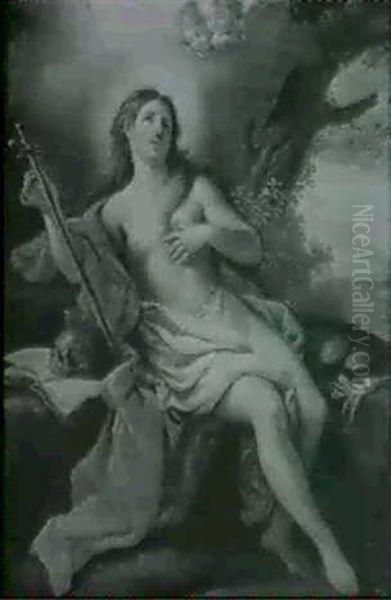 The Penitent Magdelene Oil Painting by Filippo Lauri