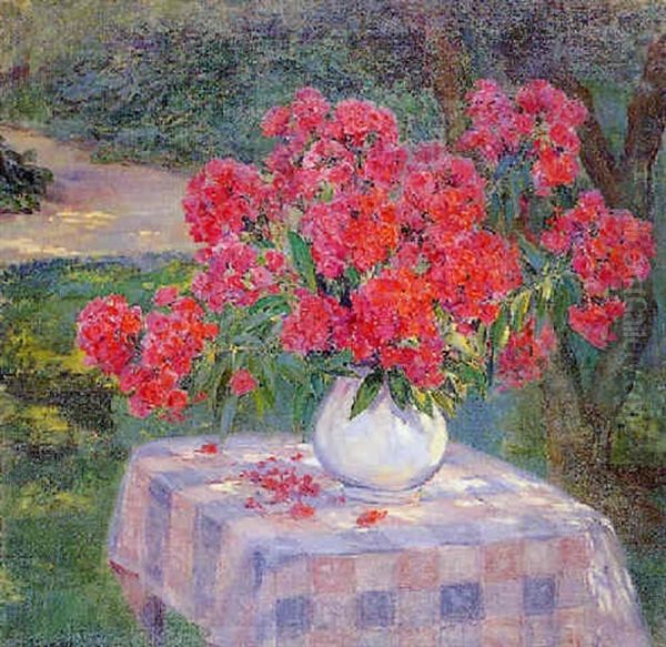 Bouquet Dans Le Jardin Oil Painting by Jeanne Lauvernay-Petitjean