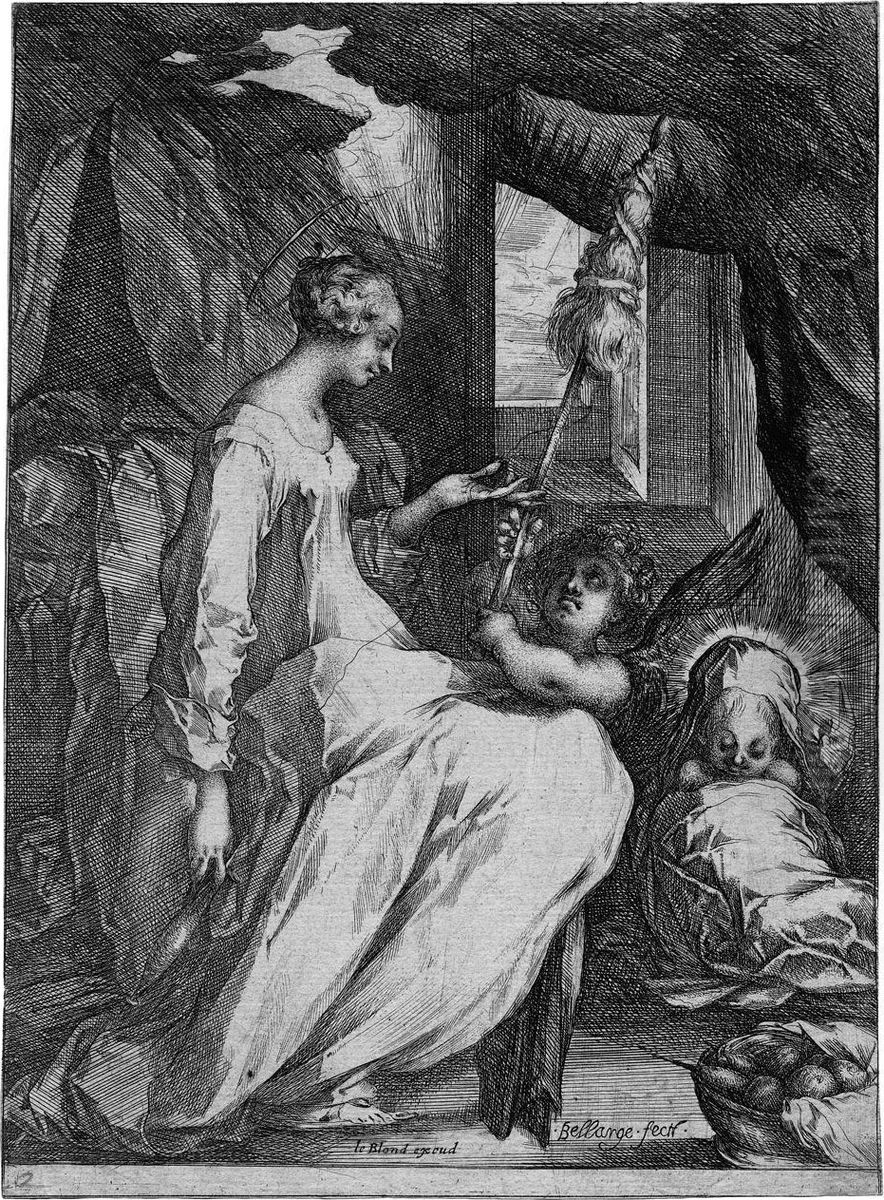 Die Madonna Oil Painting by Jacques Bellange