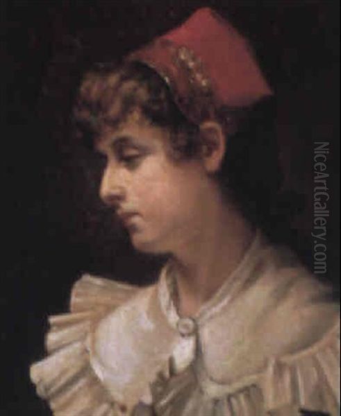 Gretchen Of Heidelberg Oil Painting by John Lavery