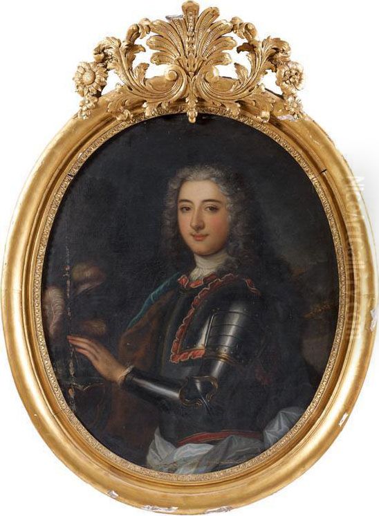 Portrait Presume Du Comte De Tressan Oil Painting by Alexis-Simon Belle