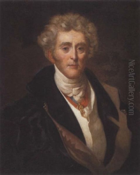 Hertugen Af Wellington Oil Painting by Thomas Lawrence