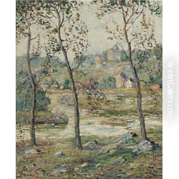 The Arm Of The Harlem River Oil Painting by Ernest Lawson