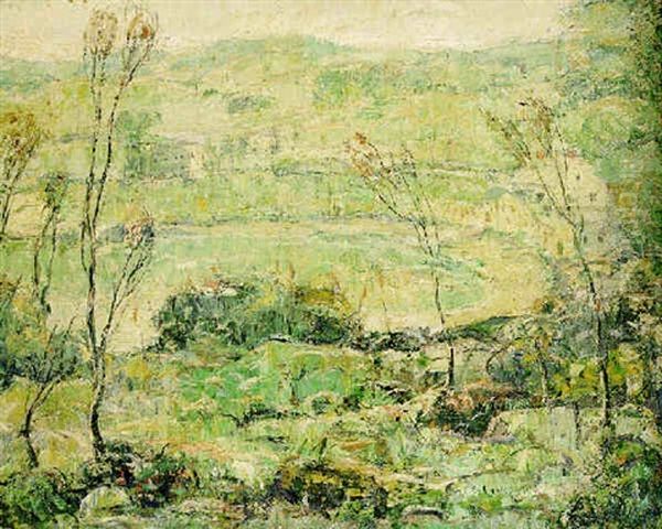 Landscape (untitled) Oil Painting by Ernest Lawson