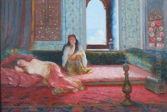 Orientales Oil Painting by Auguste Emile Bellet