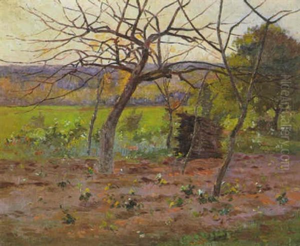 Le Potager Oil Painting by Ernest Le Villain