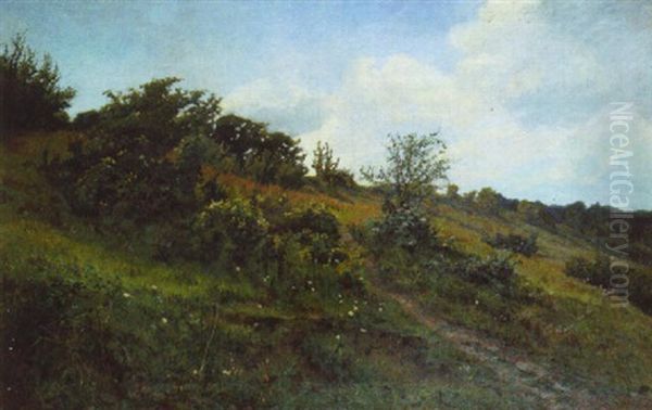 La Colline Oil Painting by Ernest Le Villain