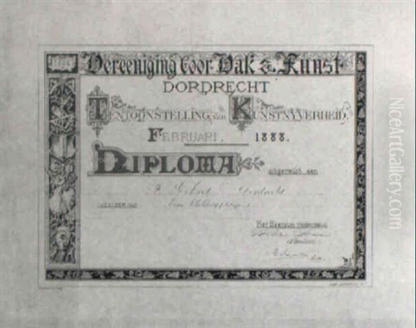 Sheep In A Barn Oil Painting by Frans Lebret