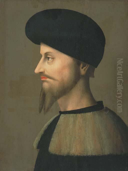 Portrait D'un Homme Barbu Oil Painting by Gentile Bellini