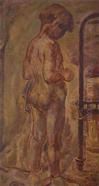 Girl In The Bedroom Oil Painting by Lee Insung