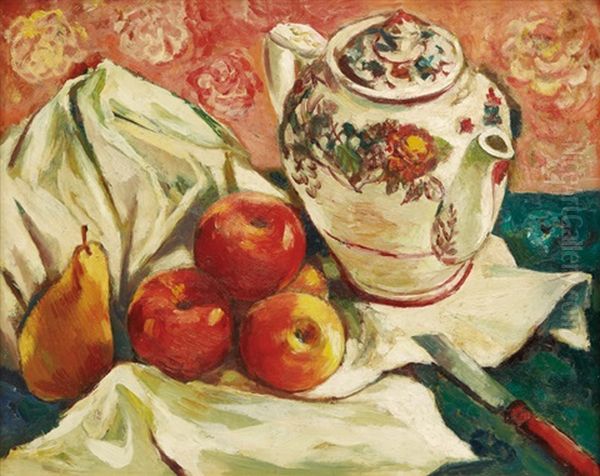 Still Life With A Pot Oil Painting by Lee Insung