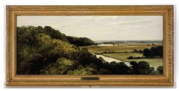 View From Clifden Looking Towards Maidenhead Oil Painting by Frederick Richard Lee, R.A.