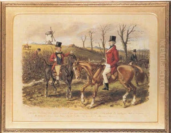 A Very Friendly Little Gent Oil Painting by John Leech