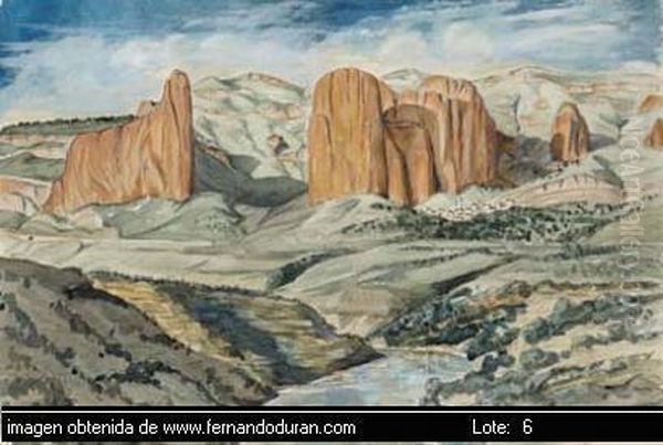 Untitled Oil Painting by Felipe Bello Pineiro