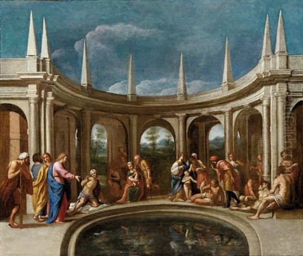 La Piscine Miraculeuse Oil Painting by Valentin Lefebvre