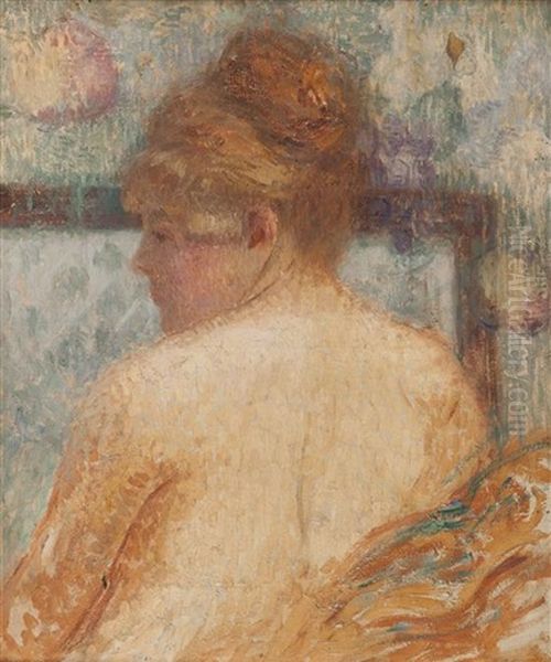 Portrait Of Woman Oil Painting by Louis Legrand