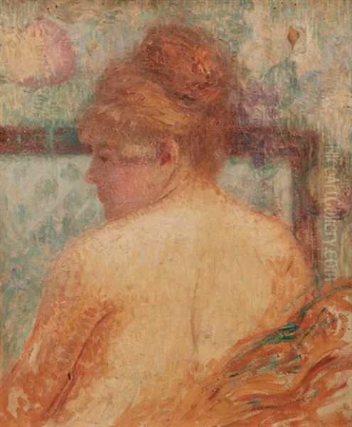 Portrait De Femme Oil Painting by Louis Legrand