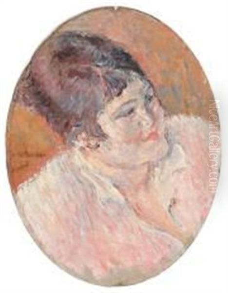 Portrait De Femme Oil Painting by Louis Legrand