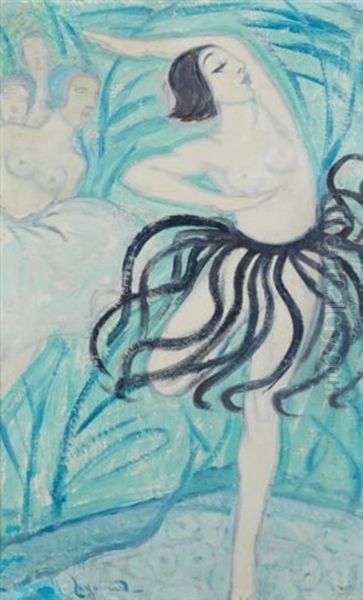 Danseuses Oil Painting by Louis Legrand
