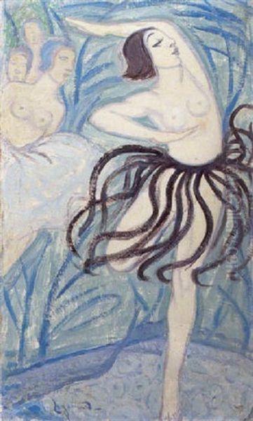 La Danse Oil Painting by Louis Legrand