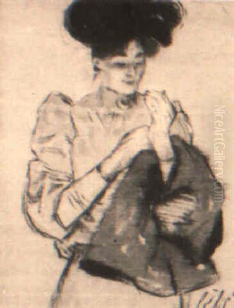 Les Gants Oil Painting by Louis Legrand