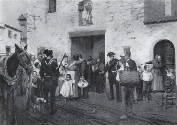 Il Profugo Oil Painting by Francisco Legua Ibanez