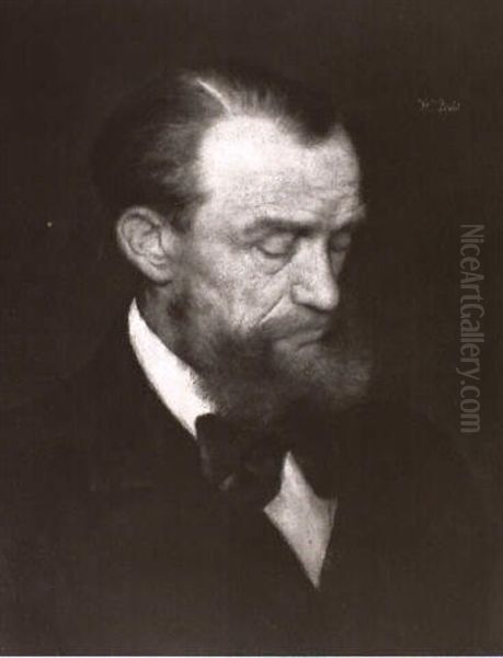 Der Rotbart Oil Painting by Wilhelm Leibl