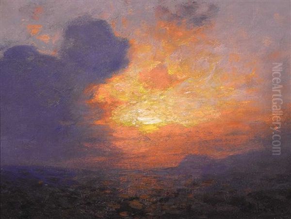 Keams Canon, Arizona Oil Painting by William Robinson Leigh