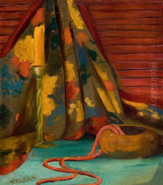 Indian Blanket Oil Painting by William Robinson Leigh