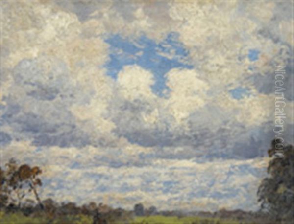 Cloud Study At Nairobi Oil Painting by William Robinson Leigh