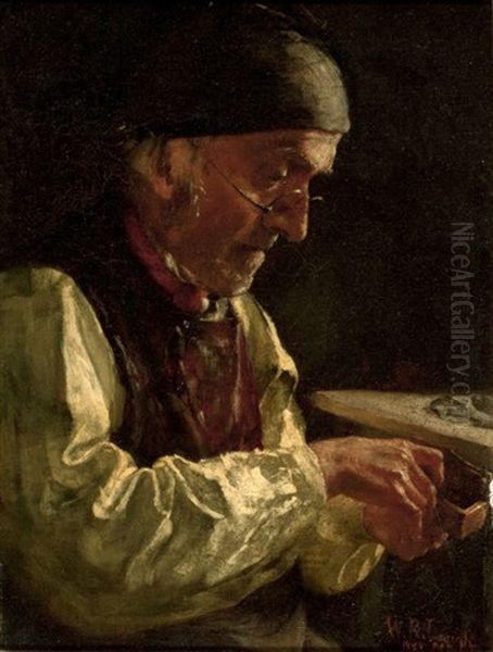 The Snuff Box Oil Painting by William Robinson Leigh