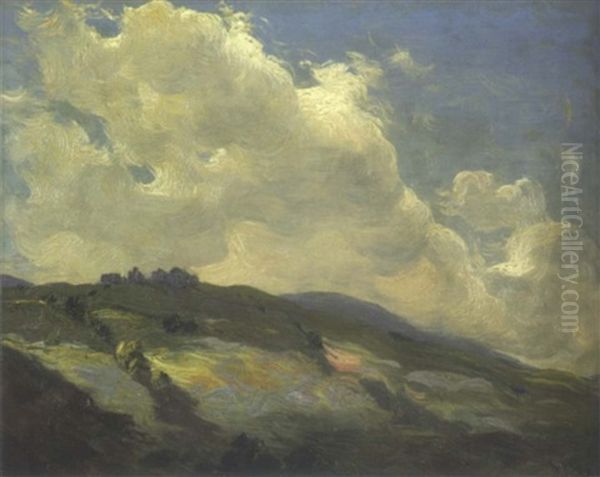 Swirling Clouds Oil Painting by William Robinson Leigh