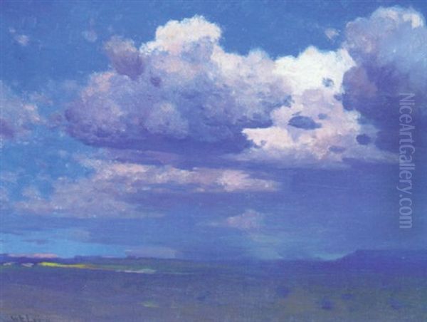 Cloud Oil Painting by William Robinson Leigh