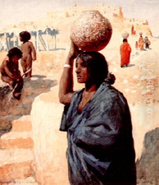 The Hopi Vase Oil Painting by William Robinson Leigh